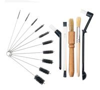 15 Pezzi Spazzole Utensili di Pulizia per Macchina da Caffè - Spazzolino Con Cucchiaio per la Pulizia degli Utensili