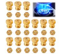 15 Pezzi Spruzzatore Gas Butano Universale Kit di Iniettori per Conversione GPL Propano, Fornello e Piastra di Cottura, Bottiglia di Gas Bruciatore 0.5-0.65-0.7-0.80-0.87-0.90-0.95-1.02 mm