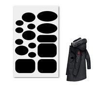 15 pezzi Toppe di riparazione per piumini, kit con patch,autoadesive,morbide, impermeabili, resistenti agli strappi in tessuto di nylon per fissare i fori nei vestiti, nei sacchi a pelo