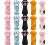 15 Pezzi Topper Per Matite Con Artiglio Di Gatto Topper Per Matite Di Cartone Animato Topper Per Matite Topper Per Matita Punta Di Matita Copertura Protettiva Per Forniture Per Aule Scolastiche