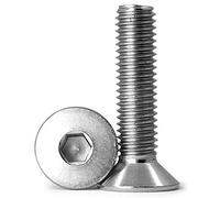 15 pezzi Vite a testa svasata con esagono incassato M8 x 35mm,Viti a brugola in acciaio inox 304