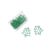 15 Pieces Cute Paper Clips Christmas Tree Shape, Funny Paperclips Bookmarks Planner Bookmark Clips Funny School Office