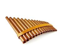 15 Pipes Pan Flauto G Key Strumenti Musicali Strumento A Fiato Marrone Tubi Di Pan Fatti A Mano Flauto Di Pan Per Principianti
