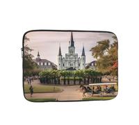 15 Pollice Laptop Sleeve Bag Impermeabile Antiurto Laptop Bag Jackson Square Computer Pelle Borse Leggero Tablet Custodia da trasporto