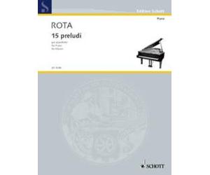 15 preludes: for piano. piano.