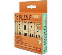 Legami- Puzzle Rompicapo Numerico con Tessere da 1 a 15, in Legno di Faggio, 10x2 cm, FIP0001