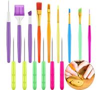 15 Pz Cake Decoration Brush Set Biscotti Biscotti Decorazione Spazzola Strumento Biscotto Scriber Aghi Zucchero Ago Ago per Torta Fondente Decorazione Accessori