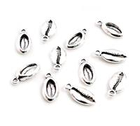 15 pz Pendenti E Ciondoli della Boemia Ciprea Conchiglia 17x8mm Argento Antico Colore Placcato Ciondolo Fare Fai da Te Fatti A Mano Tibetano Trovare Gioielli Nice Processing