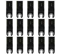 15 PzLame Multifunzione Oscillante, 34mm Lame Utensile Multifunzione Oscillante, Lame Oscillanti Accessori Attacco Rapido per Multi Tool Legno Plastica Metallo PVC