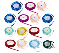 15 Rolls Nastro Di Stoffa Nastri Per L'artigianato Decorativi Decorativo