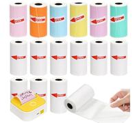 15 rotoli di carta adesiva termica per mini stampante Phomemo M02/T02