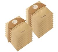 15 sacchetti aspirapolvere per Kärcher WD2 WD2 Premium MV2 WD 2.200 a WD 2.550 A2004 A2054 A2099, per Kärcher 6.904-322.0 Sacchetti di carta, sacchetti antipolvere