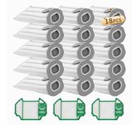 15 Sacchetti Folletto Compatibili Vk7s Vk7 Fp7s Fp7,3 Filtro Motore,per Kobold VK7 Filtro Sacchi Accessori