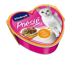 15 Scatole VITAKRAFT Cibo Per Gatti Umido Poesie, Tacchino In Salsa Di Formaggio