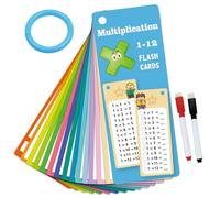 15 schede elettroniche riutilizzabili per la moltiplicazione matematica per bambini, cancellabili e durevoli, strumento di apprendimento per l'istruzione precoce, per l'allenamento scolastico e la