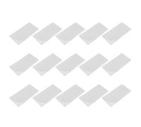 15 Set Strisce Adesive a Strappo Bianco, Nylon Misto, Tagliabili | Rimovibili e Facili da Installare, senza Tracce, per Progetti Domestici e Fissaggi Rapidi su Superfici Lisce