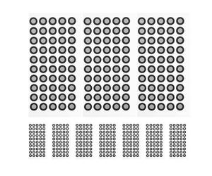 15 Sheets Punto Riflettente Di Scansione 3d Foglio Posizionamento
