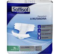 15 SOFFISOF CLASSIC PANNOLONI A MUTANDINA XL ASSORBENZA SUPER