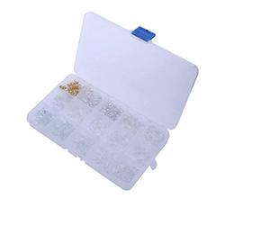 15 Stili 150 Paia Naselli in Silicone, Soft Silicone Naselli in Silicone per Occhiali con Custodia di Stoccaggio