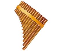 15 Tubi Flauto Di Pan Marrone Chiave G Pan Pipes Strumento A Fiato Flauto Di Pan Di Bambù Flauto Di Pan Per Principianti (Color : Left)