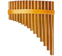 15 Tubo Brown Pan Flute G Key Pan Tubo Woodwind Strumento Cinese Tradizionale Strumento Musicale Pan Flauto Flauto Pan cinese (Color : Right)