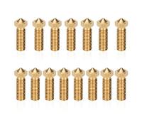 15 ugelli in ottone, ugelli per stampante 3D, ugelli in ottone da 0,4 mm, ugelli resistenti alle alte temperature, parti della stampante, comunemente utilizzati nelle stampanti in librerie, aule e
