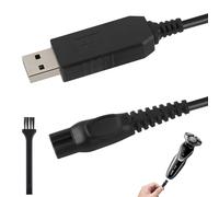 15 V USB caricatore tosaerba per Philips Norelco HQ8505 Serie 3000 5000 7000 9000, One Blade Pro QP6520 QP6510 QP6620 - Alimentatore adattatore cavo 1,1 m