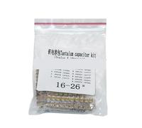15 Values SMD Tantalum Capacitor Assortment Kit 1uf-220uf A/B Case Tantalum Capacitor Set 1UF 2.2UF 4.7UF 10UF 47UF Capacitors AUOQKQUT