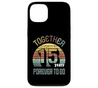 15 Wedding Anniversary For Couple Fifteen Years of Marriage Custodia per iPhone 13