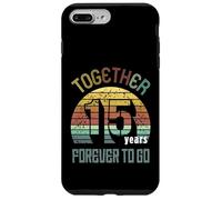 15 Wedding Anniversary For Couple Fifteen Years of Marriage Custodia per iPhone 7 Plus/8 Plus