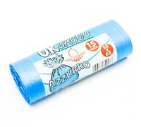 15 X Buste Per Spazzatura Raccolta Differenziata Blu Sacchi Busta Immondizia_