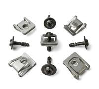 15 x morsetto di fissaggio supporto sottoscocca + viti in metallo per Audi VW