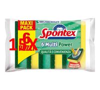 15 X Spontex Spugna Abrasiva Multi Power 6 Pz