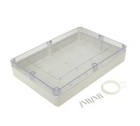 15"x10.2"x3.35" ABS cassetta giunzione elettrica Allegato progetto chiaro
