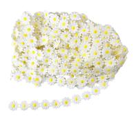 15 Yards Piccola decorazione margherita, punta ricamata, accessori fai da te, tessuto da cucito, decorazione applique, accessori per la decorazione di abbigliamento, decorazione regalo