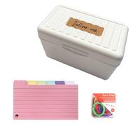 150/200 fogli di carta con indici a schede, colorati, 7,6 x 12,7 cm, divisori a righe con linguetta per le liste delle cose da fare