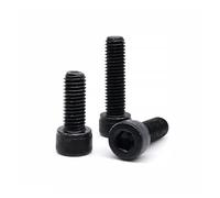 150/240/360 Pezzi M4 M5 M6 Esagonale A Testa Cilindrica Con Esagono Incassato, Bullone, Dado, Rondella, Kit Assortimento DIN912, Acciaio Nero Grado 12.9(M4 total 360pcs)