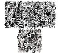 150 Adesivi Gotici Teschio Vinylpunk, Puntelli Cosplay di Halloween, Bomboniere per Notebook, Chitarra, Auto, Skateboard - Decalcomanie Riutilizzabili