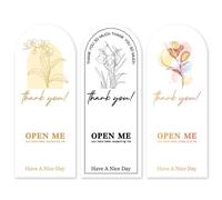 150 adesivi per sigillare scatole di ringraziamento, etichette decorative per fiori, etichette regalo, grandi adesivi di ringraziamento per piccole imprese, etichette di sigillatura, decorazioni per