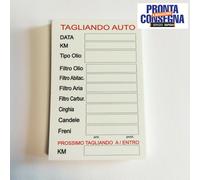 150 adesivi pvc tagliando auto generici auto olio freni candele aria cinghie ReG