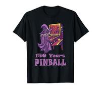 150 Anni Flipper Mago 80 Arcade Retro Gaming Pinball Maglietta