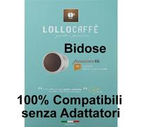 150 CAFFE 75 CAPSULE BIDOSE LOLLO MISCELA NERA COMPATIBIL I LAVAZZA NIMS ECL101