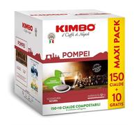150 CIALDE + 10 IN OMAGGIO CAFFE' KIMBO MISCELA POMPEI - SPEDIZIONE GRATUITA