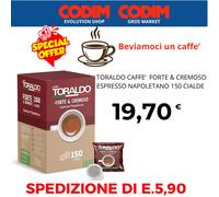 Caffè Toraldo - Cialda Carta - Forte e Cremoso 1050 Cialde