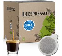 150 Cialde BIESPRESSO ESE 44 mm filtrocarta gusto DECA Decaffeinato Dek