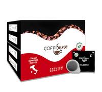 150 Cialde Caffè CoffiSano Espresso Italiano in Filtro Carta Compostabile ESE da 44 mm Bustine Monodose - Miscela Palermo, Gusto Intenso e Corposo