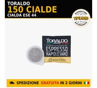 150 Cialde Compostabili Caffè TORALDO Miscela Decaffeinato