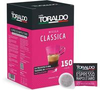 150 Cialde Caffè Toraldo Filtro Carta ESE 44 mm Miscela Classica