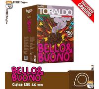 150 Cialde Caffè Toraldo Filtrocarta ESE 44 mm Miscela Bello e Buono