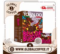 150 Cialde Caffè Toraldo Miscela Bello e Buono Filtro in Carta ESE 44 MM Cialda